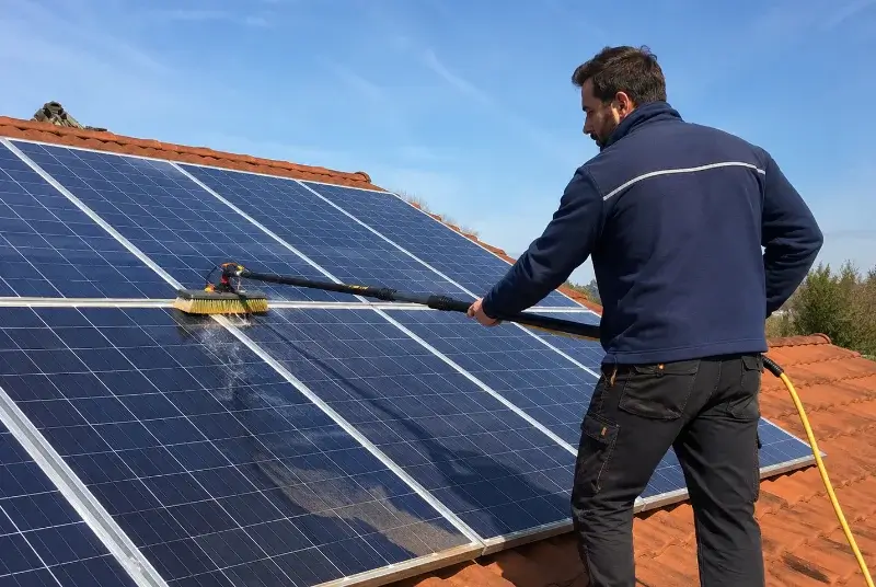 Nettoyage et entretien de panneaux solaires à Châtillon-sur-Thouet